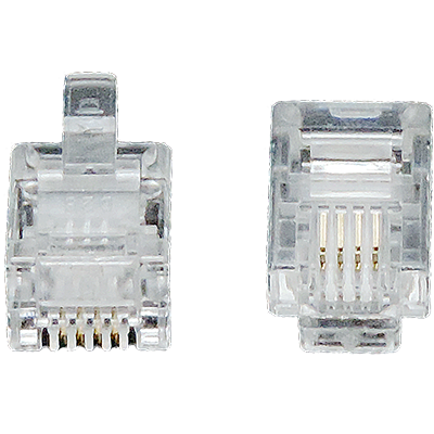 RJ-11 terminal with 4 pins