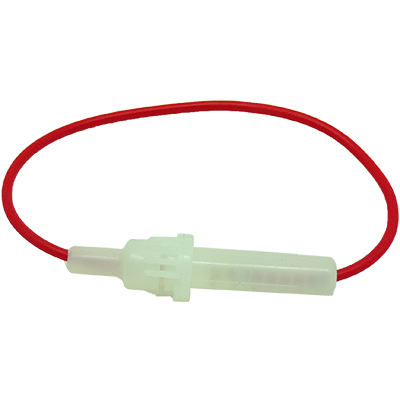 Porta fusible con cable sencillo