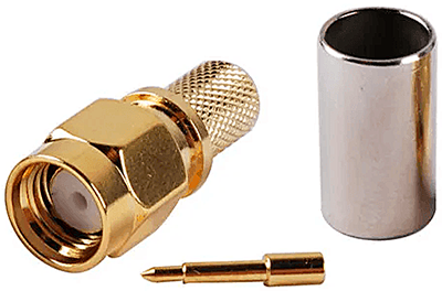 Mini UHF to male SMA connector