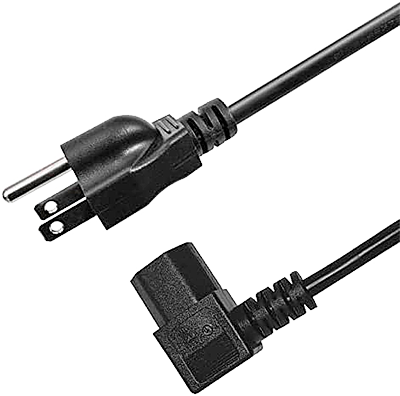 3-pin power cable, L shaped
