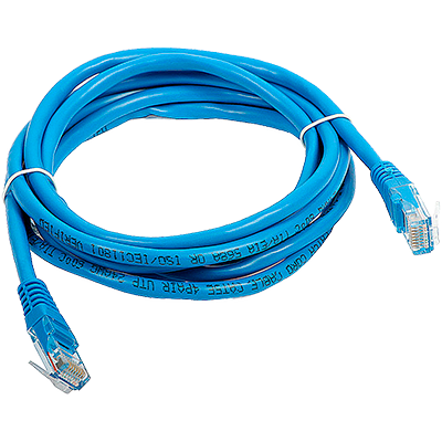 Cable de red grado 5e con conectores RJ45