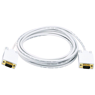 Cable VGA macho macho blanco - 10 m