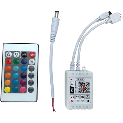 Remote control for multicolor LED strip with WiFi