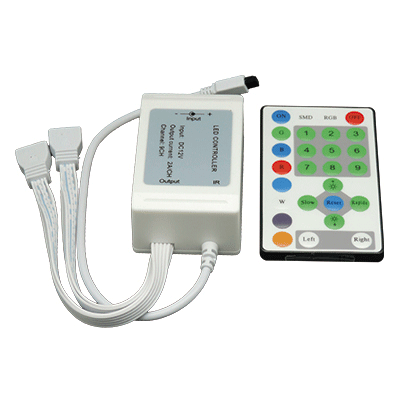Control for 12 V multicolor LED strip