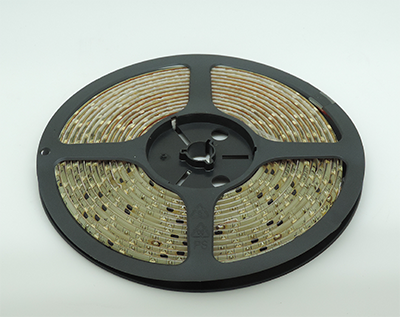 LED strip for outdoor use with moving lights