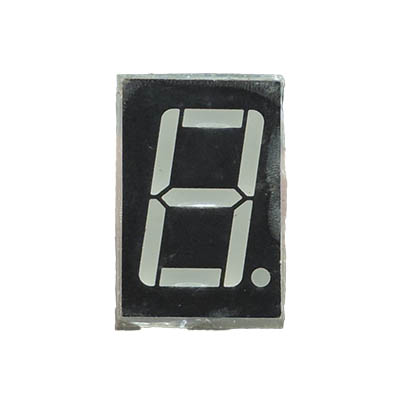 LED display 7 segments 1 digit common anode - Click Image to Close