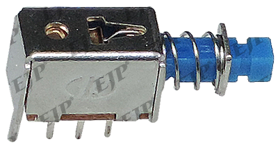 Two position push button switch