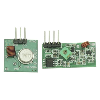 Modulo Emisor y Receptor RF / RF-433MHZ