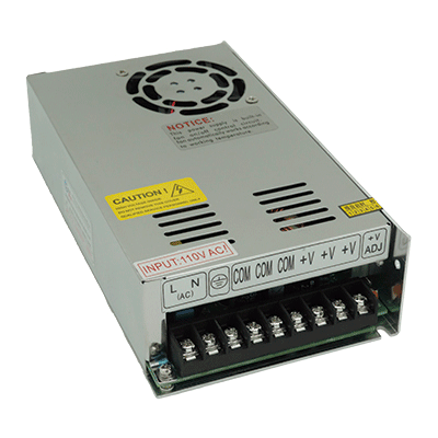 Metallic case power supply 12 V 25 A / 300 W