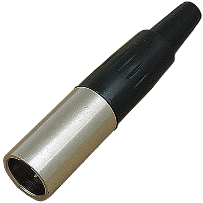 Mini XLR connector with 3 pins male