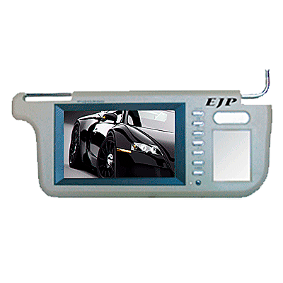 Visera con pantalla LCD de 7"
