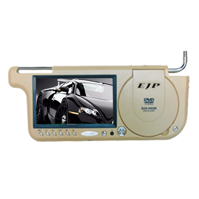 Visera con reproductor de DVD y pantalla LCD de 7"