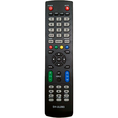 Universal remote control for TV