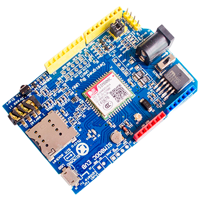 Módulo GSM/GPRS para Arduino UNO - Haga click en la imagen para cerrar