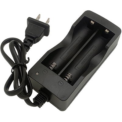 Dual slot 18650 battery charger