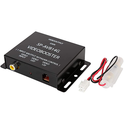 1 input and 4 output video splitter for car