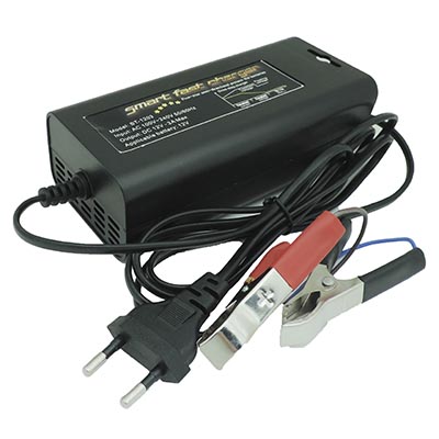 3A charger for 12 V batteries - Click Image to Close