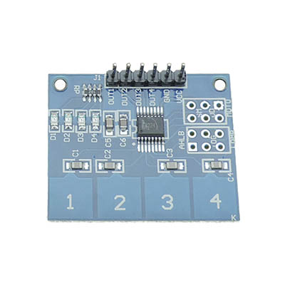 Digital capacitive touch keypad module