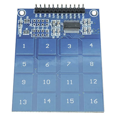 Digital capacitive touch keypad module - Click Image to Close