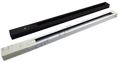 Rail mounting for LED spotlight
