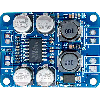 Módulo amplificador digital 60 W x 1
