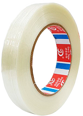 Fiber reinforced adhesive tape