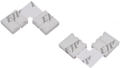 L shaped outdoor joint for single-color LED strip 12 VDC