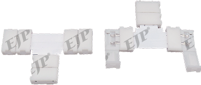 T shaped indoor joint for single-color LED strip 12 VDC