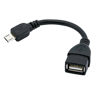 Adaptador OTG de USB-B micro a USB-A - Haga click en la imagen para cerrar