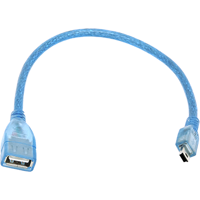 OTG adapter from USB-B mini to USB-A
