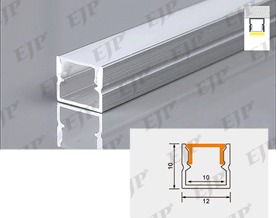 Recessed molding for LED strips
