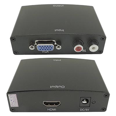 Convertidor de VGA y Audio IN a HDMI OUT / YZ-1803