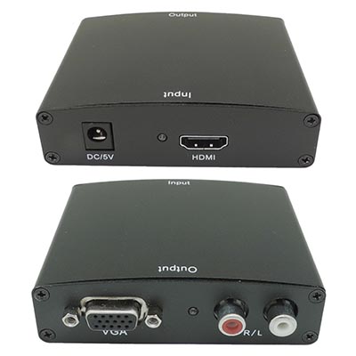 Convertidor de HDMI IN a VGA y Audio Out YZ-1804-M