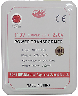 Voltage step-up transformer